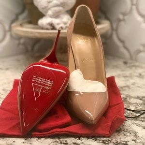 Never worn Christian Louboutin So Kate in Nude w/ dust bag & Heel Taps Size 40.5